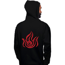 Load image into Gallery viewer, Shirts Pullover Hoodies, Unisex / Small / Black Fire