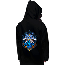 Load image into Gallery viewer, Shirts Pullover Hoodies, Unisex / Small / Black Blue Warrior