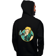Load image into Gallery viewer, Shirts Pullover Hoodies, Unisex / Small / Black Vault Link Boy