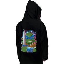 Load image into Gallery viewer, Daily_Deal_Shirts Pullover Hoodies, Unisex / Small / Black Glitch Leonardo