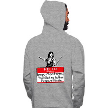 Load image into Gallery viewer, Daily_Deal_Shirts Pullover Hoodies, Unisex / Small / Sports Grey Inigo Hello