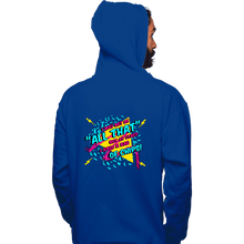 Load image into Gallery viewer, Shirts Pullover Hoodies, Unisex / Small / Royal Blue And a Bag of Chips