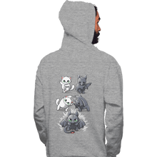 Load image into Gallery viewer, Shirts Pullover Hoodies, Unisex / Small / Sports Grey Night Fury Fusion