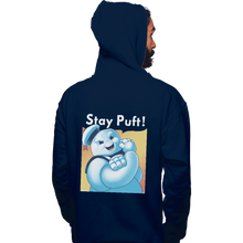 Load image into Gallery viewer, Shirts Long Sleeve Shirts, Unisex / Small / Navy Stay Puft!