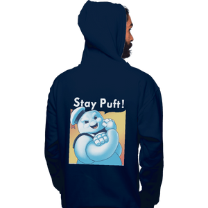 Shirts Long Sleeve Shirts, Unisex / Small / Navy Stay Puft!