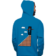 Load image into Gallery viewer, Shirts Pullover Hoodies, Unisex / Small / Sapphire True Mario Show