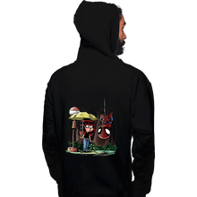 Load image into Gallery viewer, Daily_Deal_Shirts Pullover Hoodies, Unisex / Small / Black My Neighbor Spidey