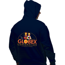 Load image into Gallery viewer, Daily_Deal_Shirts Pullover Hoodies, Unisex / Small / Navy Globex Corp