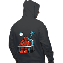 Load image into Gallery viewer, Secret_Shirts Pullover Hoodies, Unisex / Small / Charcoal Robot Exam