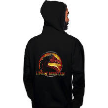 Load image into Gallery viewer, Shirts Pullover Hoodies, Unisex / Small / Black Lonely Mountain