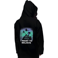 Load image into Gallery viewer, Shirts Pullover Hoodies, Unisex / Small / Black Believe In Magic