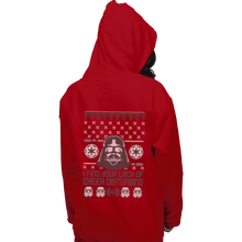 Load image into Gallery viewer, Shirts Zippered Hoodies, Unisex / Small / Red Vader Christmas