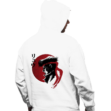 Load image into Gallery viewer, Shirts Pullover Hoodies, Unisex / Small / White Red Sun Fighter