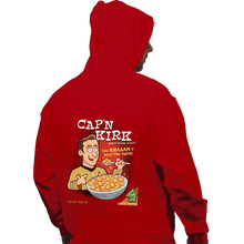Load image into Gallery viewer, Last_Chance_Shirts Pullover Hoodies, Unisex / Small / Red Original Cap'n