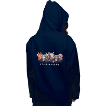 Load image into Gallery viewer, Shirts Zippered Hoodies, Unisex / Small / Navy Animal Crossing Friends
