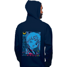 Load image into Gallery viewer, Shirts Pullover Hoodies, Unisex / Small / Navy Retro Pretty Soldier