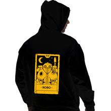 Load image into Gallery viewer, Shirts Pullover Hoodies, Unisex / Small / Black Robo Tarot Card