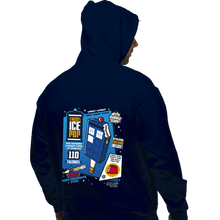 Load image into Gallery viewer, Shirts Pullover Hoodies, Unisex / Small / Navy Tardis Ice Pop