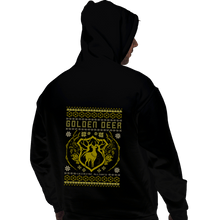 Load image into Gallery viewer, Shirts Pullover Hoodies, Unisex / Small / Black Golden Deer Sweater