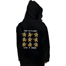 Load image into Gallery viewer, Shirts Pullover Hoodies, Unisex / Small / Black Floss Boss