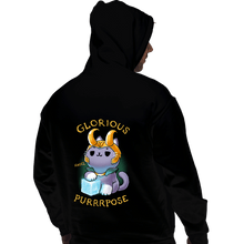Load image into Gallery viewer, Shirts Pullover Hoodies, Unisex / Small / Black Mischief Cat