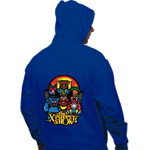 Load image into Gallery viewer, Daily_Deal_Shirts Pullover Hoodies, Unisex / Small / Royal Blue The X-Puppet Show