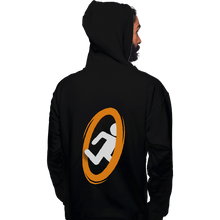 Load image into Gallery viewer, Shirts Pullover Hoodies, Unisex / Small / Black Portal B