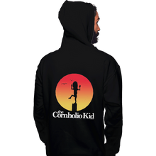 Load image into Gallery viewer, Shirts Zippered Hoodies, Unisex / Small / Black The Cornholio Kid