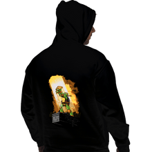 Load image into Gallery viewer, Secret_Shirts Pullover Hoodies, Unisex / Small / Black Last Slice Of Pizza