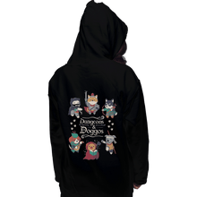 Load image into Gallery viewer, Shirts Zippered Hoodies, Unisex / Small / Black Dungeons &amp; Doggos
