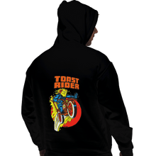 Load image into Gallery viewer, Shirts Pullover Hoodies, Unisex / Small / Black Toast Rider