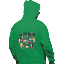 Load image into Gallery viewer, Shirts Pullover Hoodies, Unisex / Small / Irish Green Fireflys