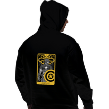 Load image into Gallery viewer, Shirts Pullover Hoodies, Unisex / Small / Black Tarot Justice