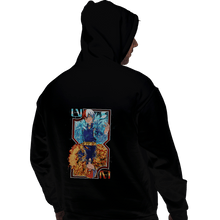 Load image into Gallery viewer, Shirts Pullover Hoodies, Unisex / Small / Black Fire And Ice Card