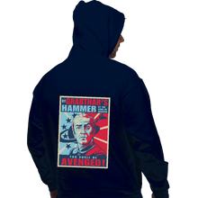 Load image into Gallery viewer, Shirts Pullover Hoodies, Unisex / Small / Navy Grabthar's Hammer