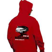 Load image into Gallery viewer, Shirts Pullover Hoodies, Unisex / Small / Red Viva La Robolution