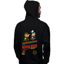 Load image into Gallery viewer, Secret_Shirts Pullover Hoodies, Unisex / Small / Black Super Norse Bros