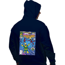 Load image into Gallery viewer, Daily_Deal_Shirts Pullover Hoodies, Unisex / Small / Navy Spider-Bart VS D'ohc Ock