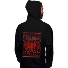 Load image into Gallery viewer, Shirts Pullover Hoodies, Unisex / Small / Black Black Eagles Sweater