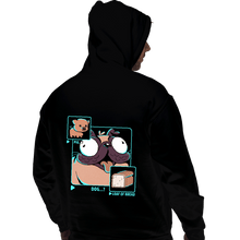 Load image into Gallery viewer, Shirts Pullover Hoodies, Unisex / Small / Black Dog Pig Bread