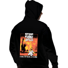Load image into Gallery viewer, Secret_Shirts Pullover Hoodies, Unisex / Small / Black Stop The Planet