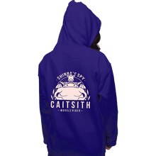 Load image into Gallery viewer, Shirts Pullover Hoodies, Unisex / Small / Violet Cait Sith