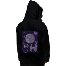 Load image into Gallery viewer, Daily_Deal_Shirts Pullover Hoodies, Unisex / Small / Black Pixel Death Star