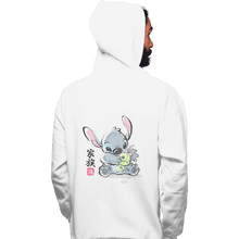 Load image into Gallery viewer, Shirts Zippered Hoodies, Unisex / Small / White Stitch Watercolor