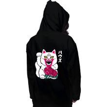 Load image into Gallery viewer, Daily_Deal_Shirts Pullover Hoodies, Unisex / Small / Black Lucky Hausu
