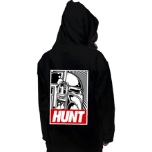 Load image into Gallery viewer, Shirts Pullover Hoodies, Unisex / Small / Black HUNT