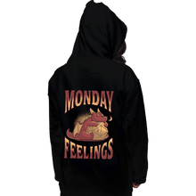Load image into Gallery viewer, Daily_Deal_Shirts Pullover Hoodies, Unisex / Small / Black Monday Feelings