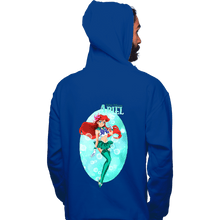 Load image into Gallery viewer, Secret_Shirts Pullover Hoodies, Unisex / Small / Royal Blue Sailor Ariel