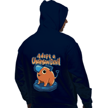 Load image into Gallery viewer, Daily_Deal_Shirts Pullover Hoodies, Unisex / Small / Navy Adopt A Chainsaw