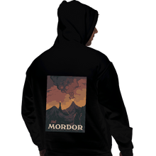 Load image into Gallery viewer, Shirts Pullover Hoodies, Unisex / Small / Black Visit Mordor